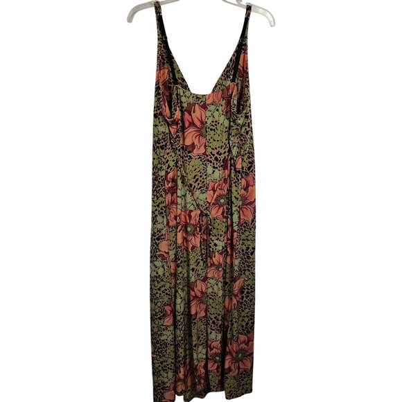 Boho Fairy Cottage Cabincore Whimsy Floral Botanical Strappy Summer Dress XXL - Picture 1 of 14